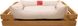 Лежак GT Dreamer Kit Pine M 78 x 54 x 12 см (White)